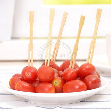 Palillos de bambú de la brocheta de los accesorios del Bbq de la forma de la bifurcación de la nueva llegada para la selección de Fuit